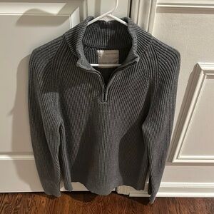 Men's Gray Sweater Banana Republic medium heritage collection